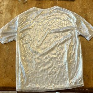 Sparkly Sheer White Top